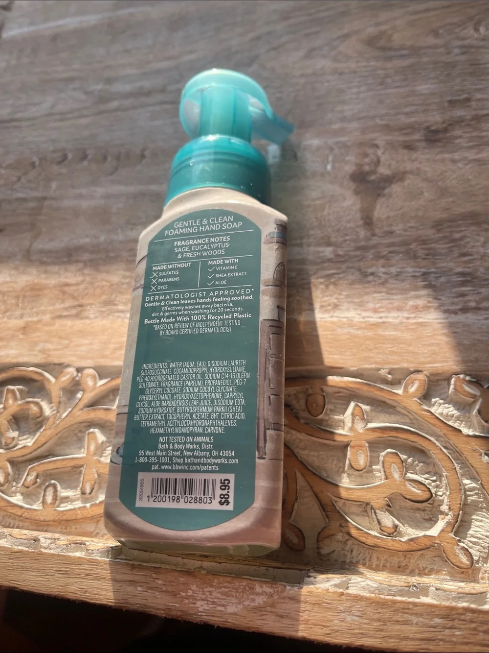 Bath & Body Works Sweater Weather Foaming Hand Soap - Teal and Green